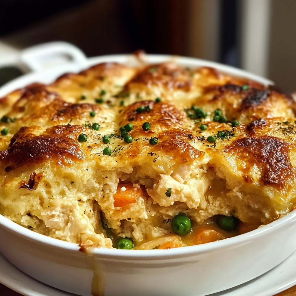 Chicken Cobbler Casserole