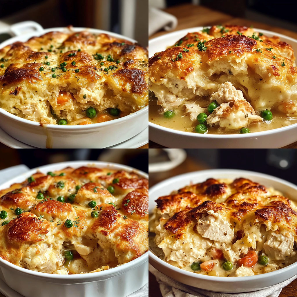 Chicken Cobbler Casserole
