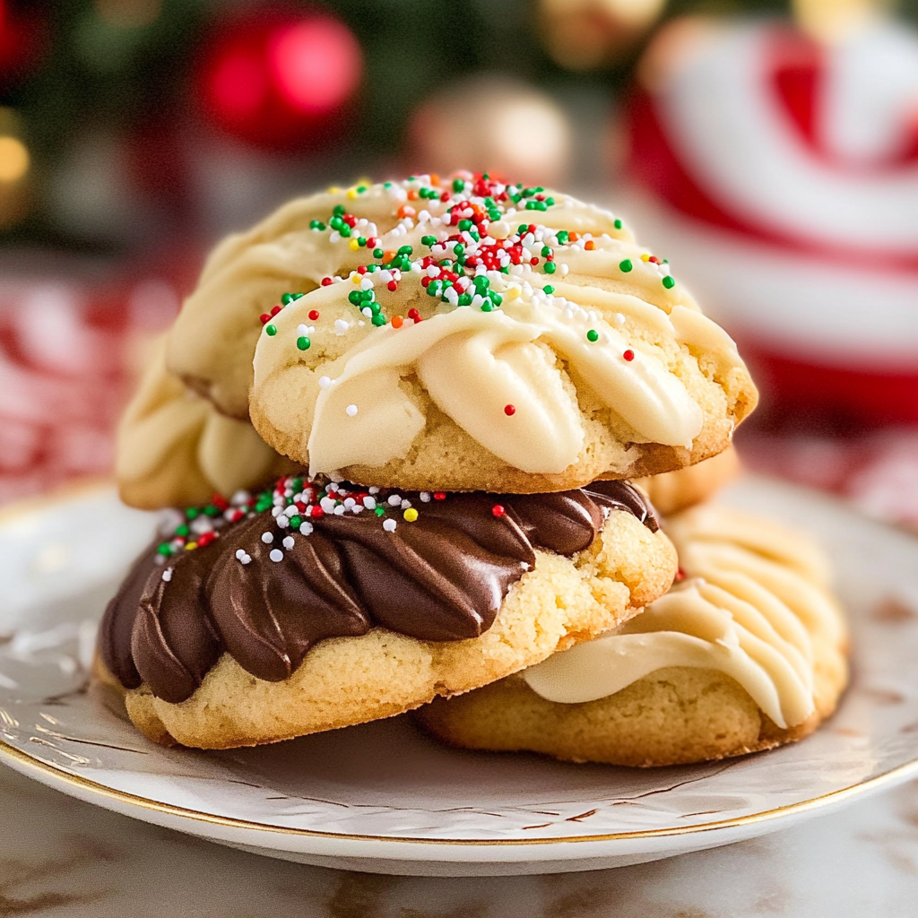 Christmas Gooey Butter Cookies Recipe