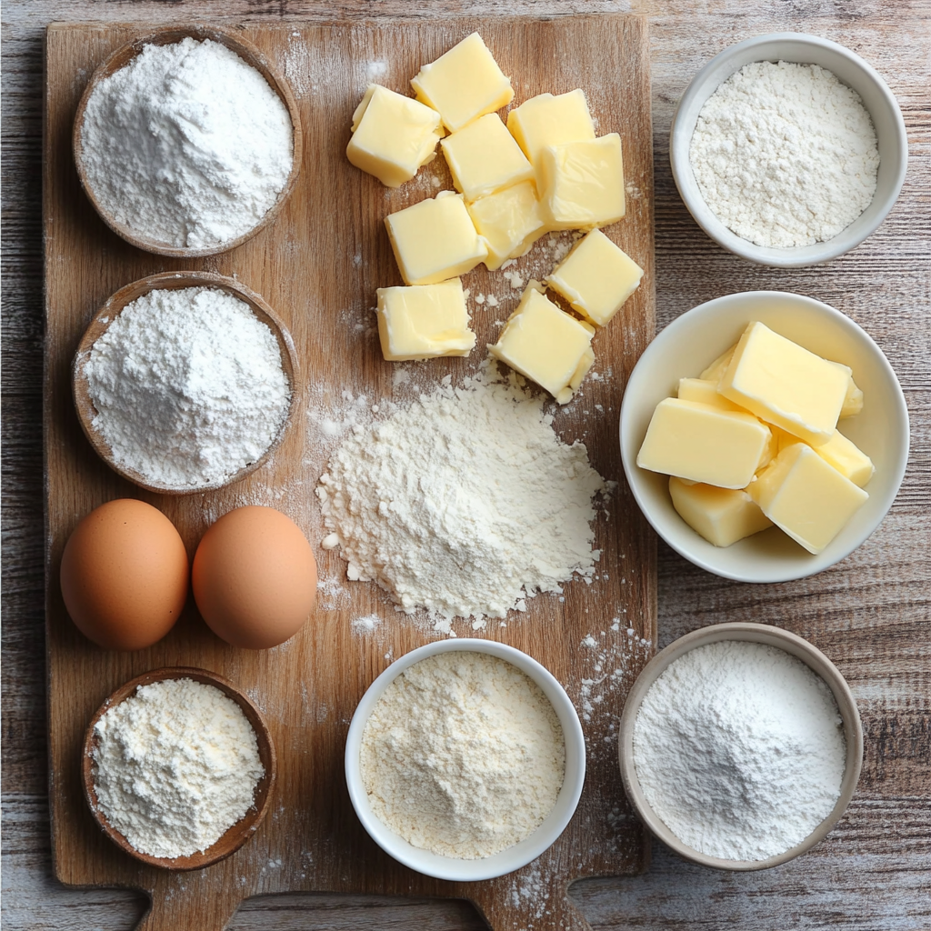 Christmas Gooey Butter Cookies Recipe ingredients