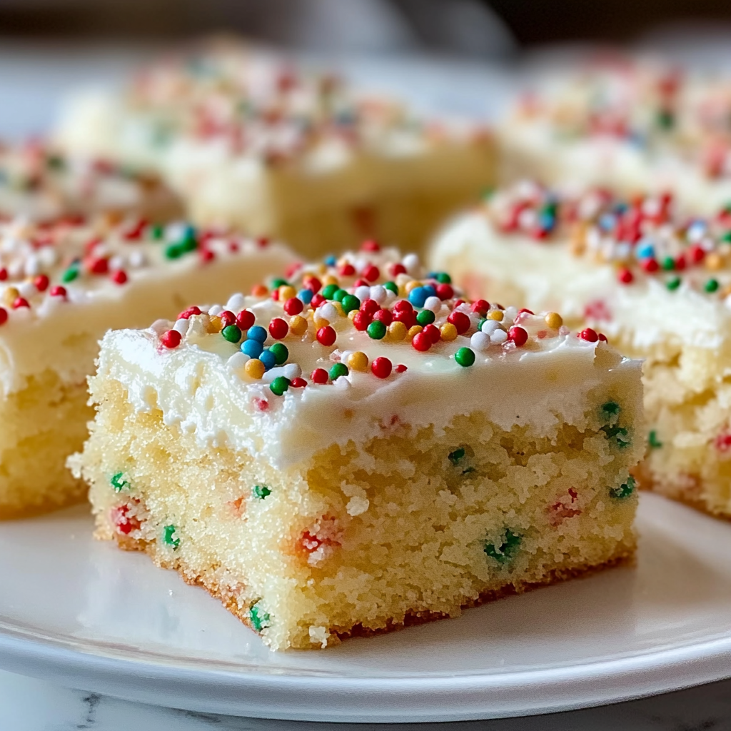 Christmas Sugar Cookie Bars 