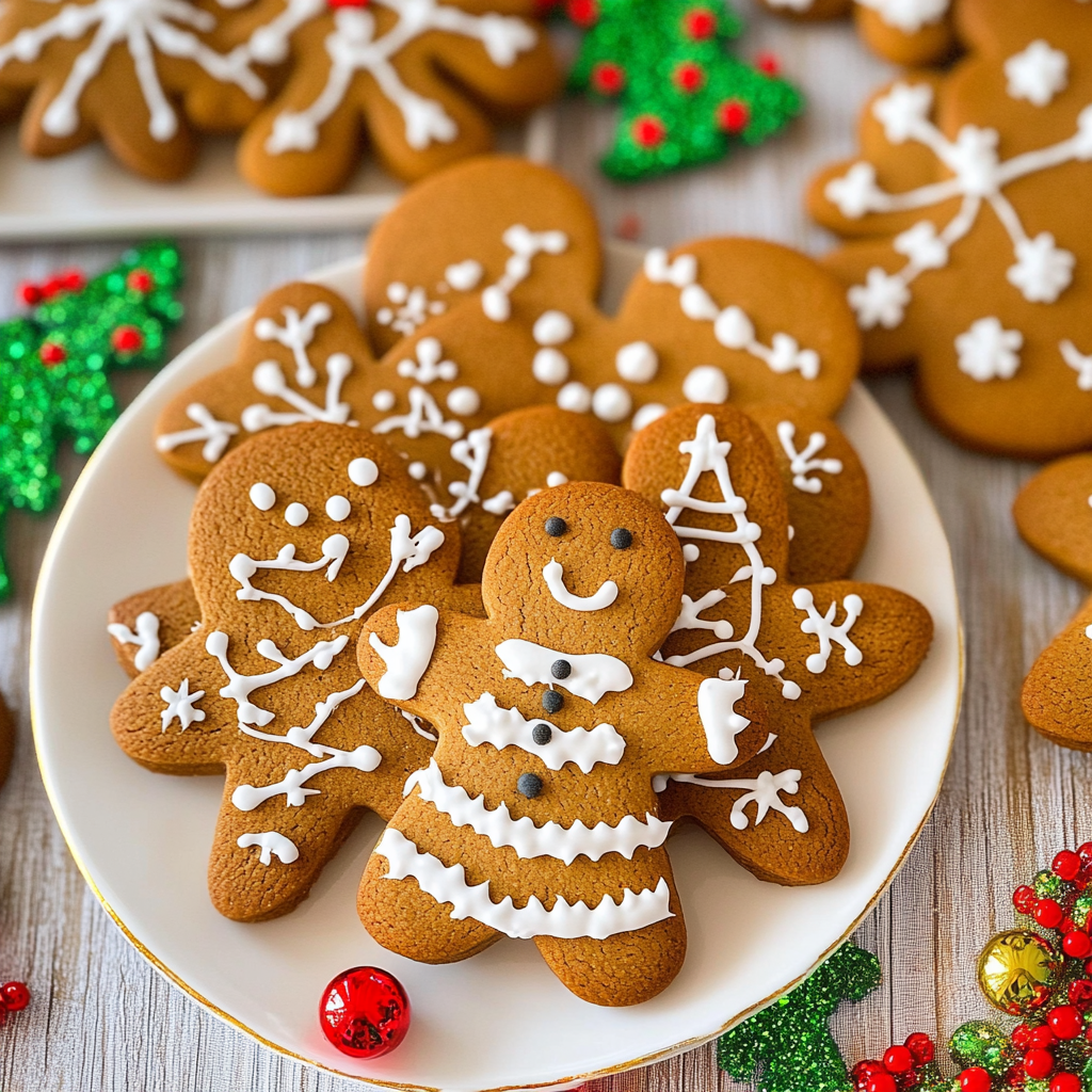 Christmas gingerbread cookies