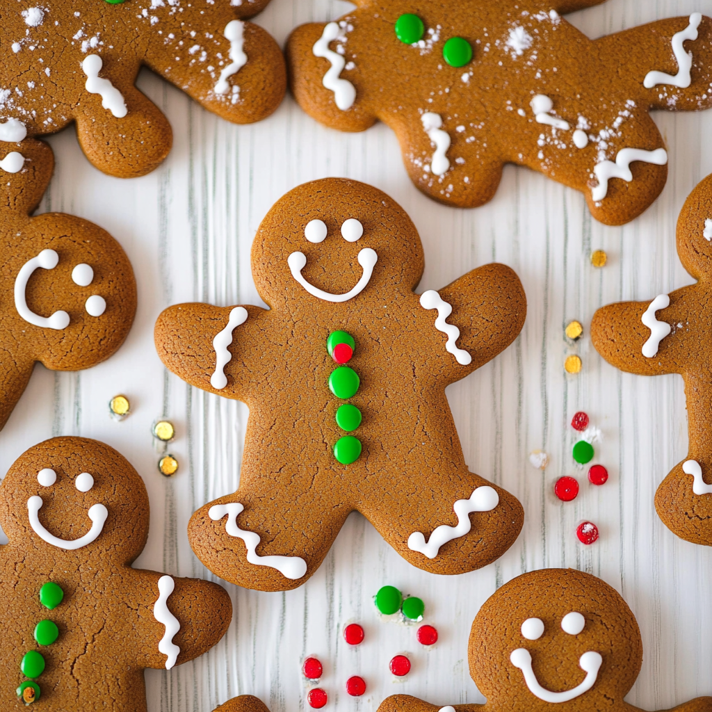 Christmas gingerbread cookies