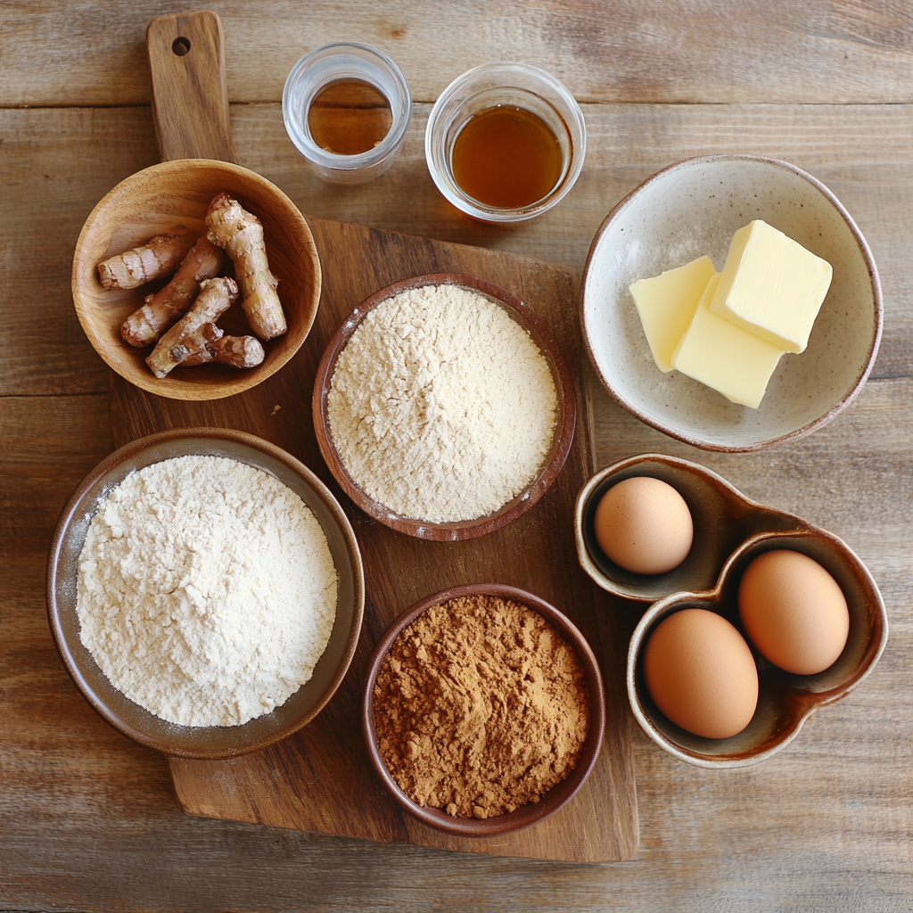 Christmas gingerbread cookies ingredients