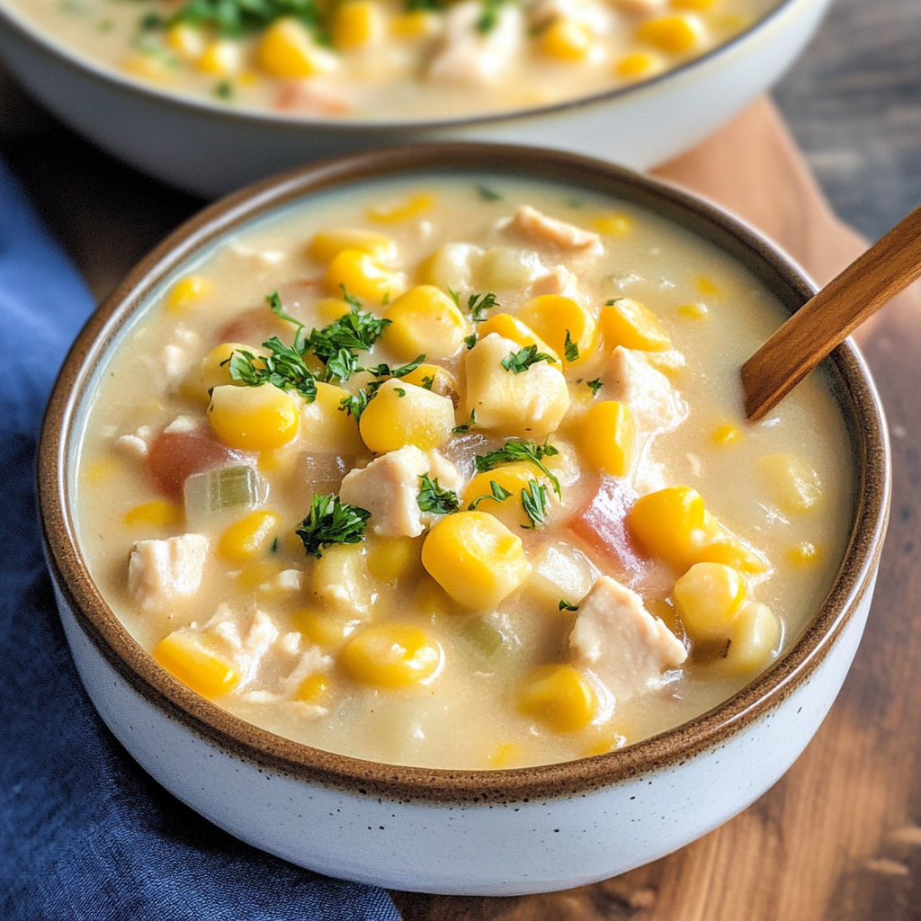 Crockpot Chicken Corn Chowder