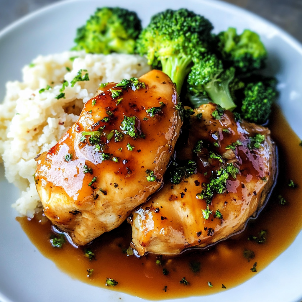 Honey Garlic Chicken and Broccoli