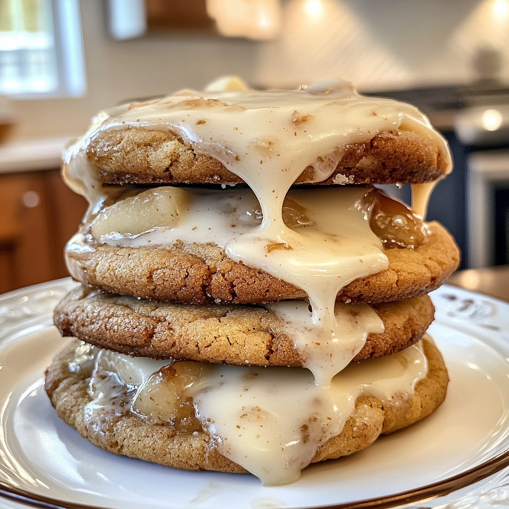 Apple Cider Cheesecake Cookies