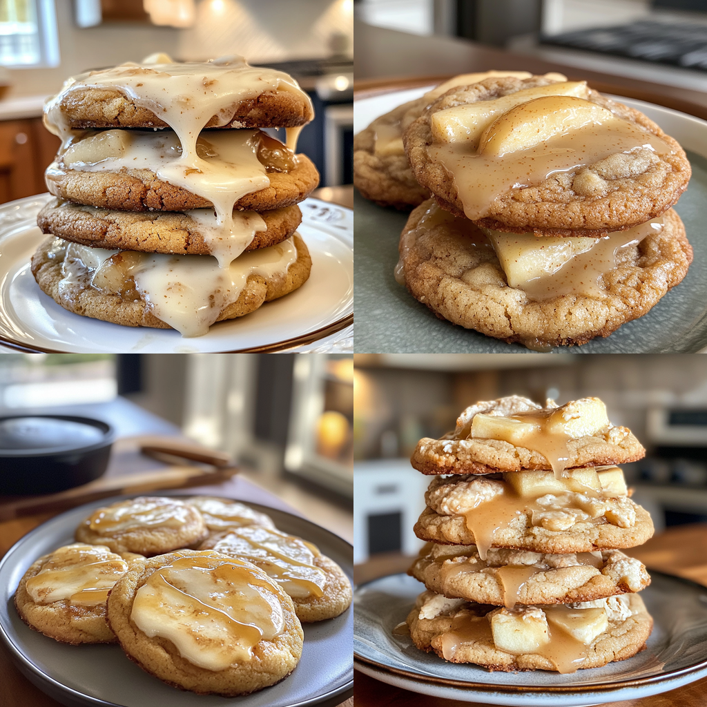 Apple Cider Cheesecake Cookies