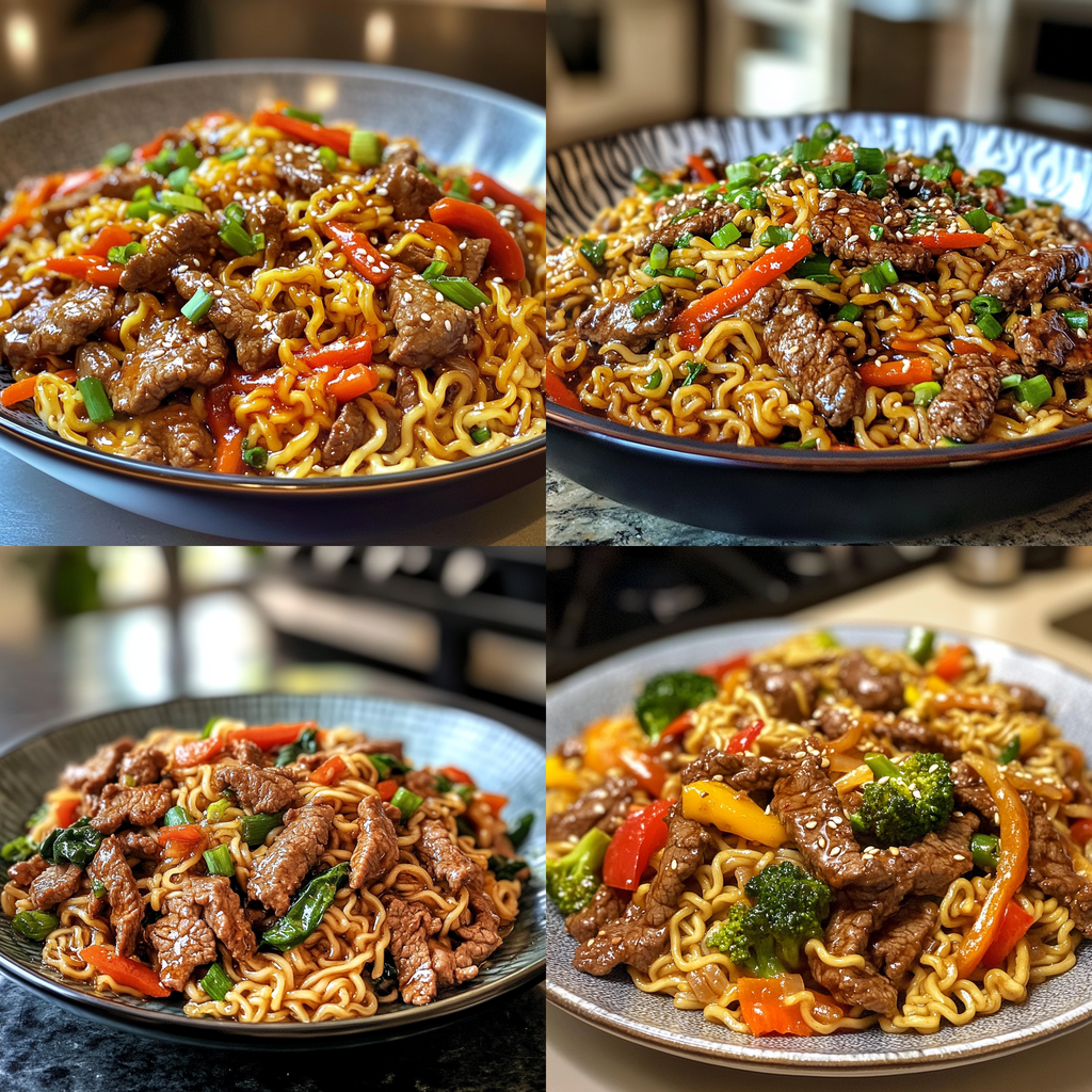 Beef Ramen Stir Fry