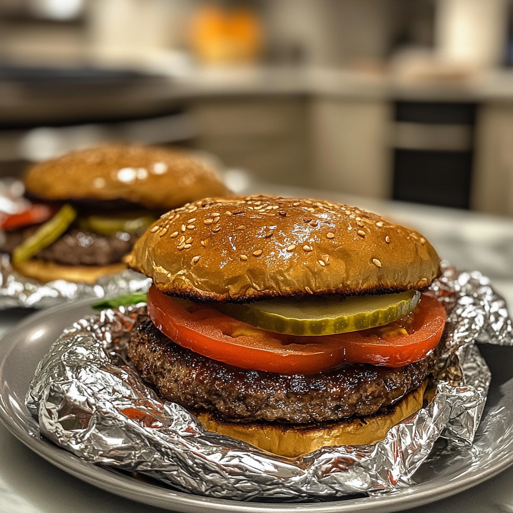 Burger Dinner Foil Packets