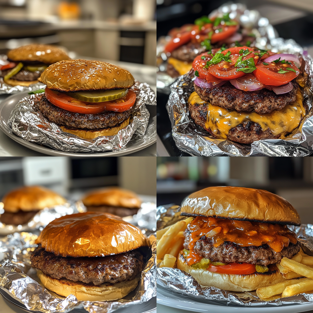 Burger Dinner Foil Packets