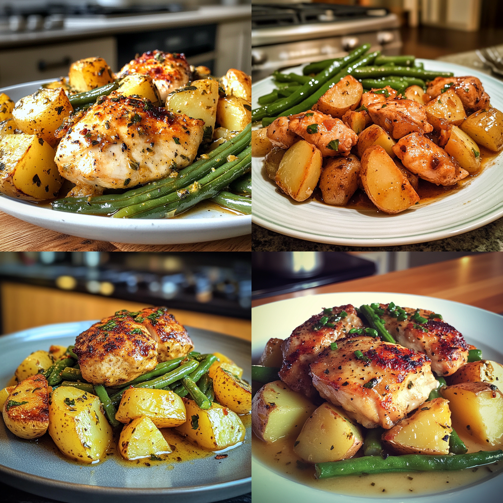 Chicken and Potatoes with Green Beans