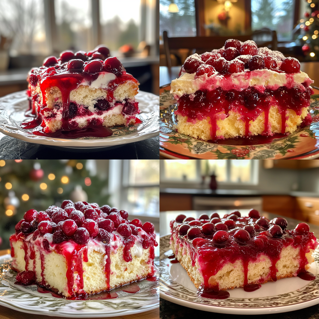 Christmas Cranberry Poke Cake Recipe & Tips
