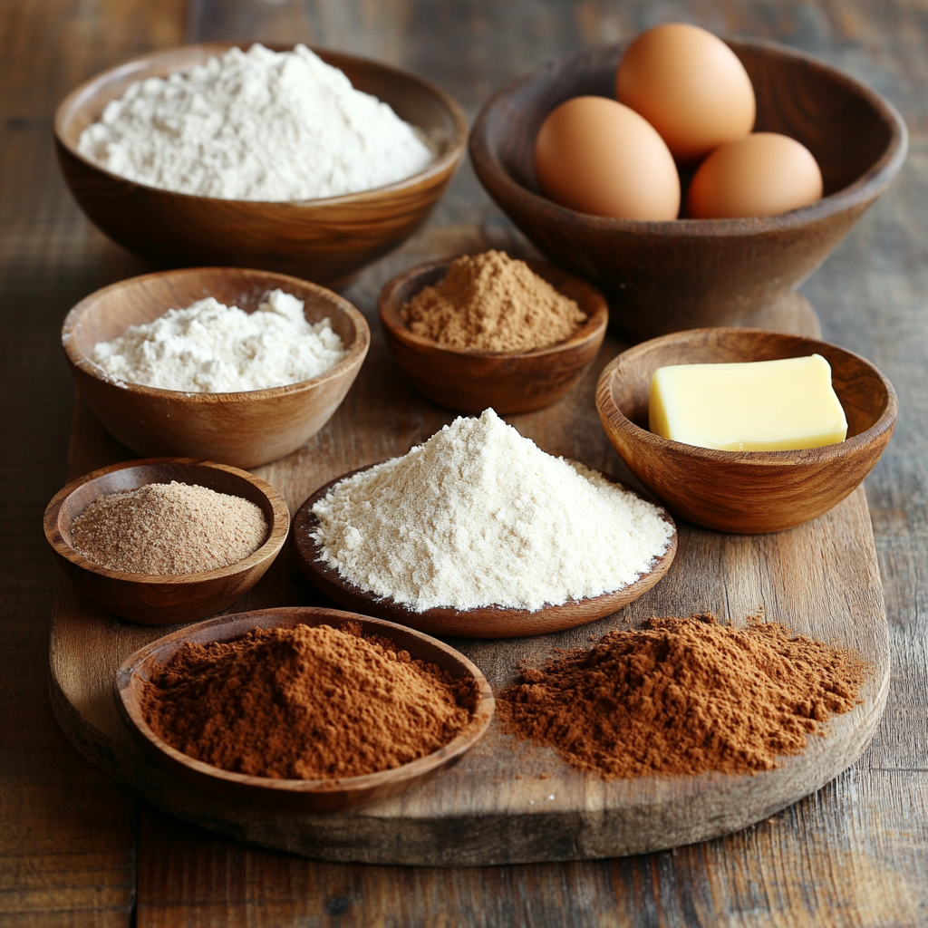 Christmas gingerbread cookies ingredients