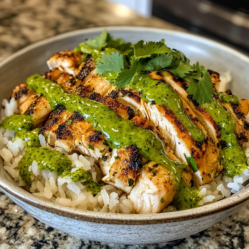 Cilantro Lime Chicken and Rice Bowl