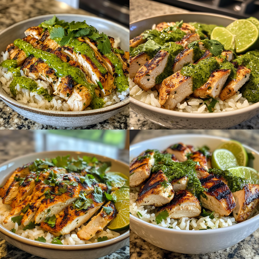 Cilantro Lime Chicken and Rice Bowl