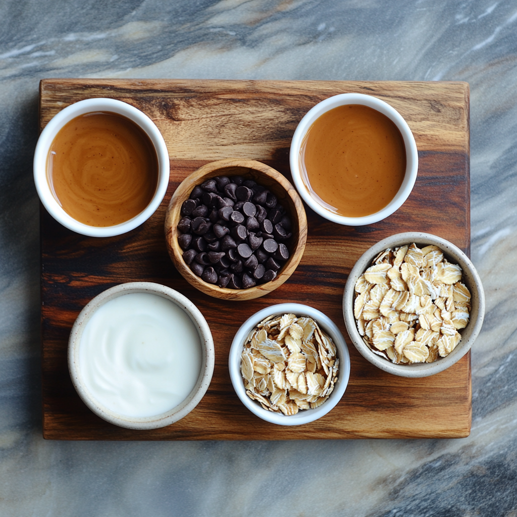 Cookie Dough Overnight Oats ingredients