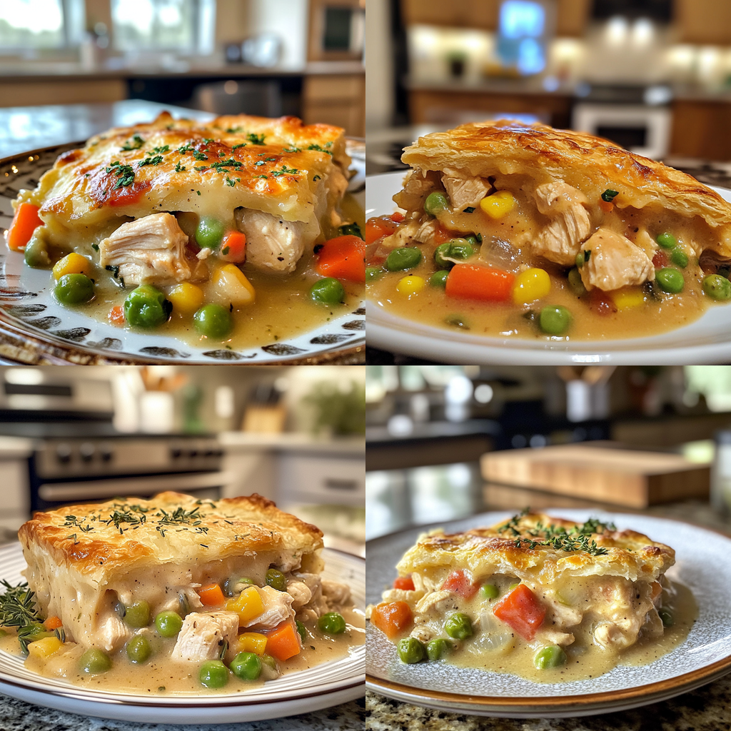 Cozy Crustless Chicken Pot Pie for a Guilt