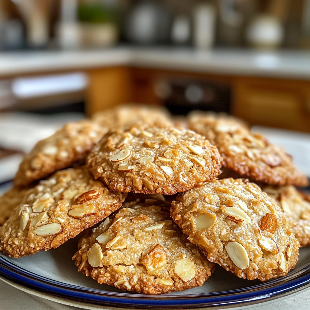 Crispy Almond Cookies with Butter Flavor