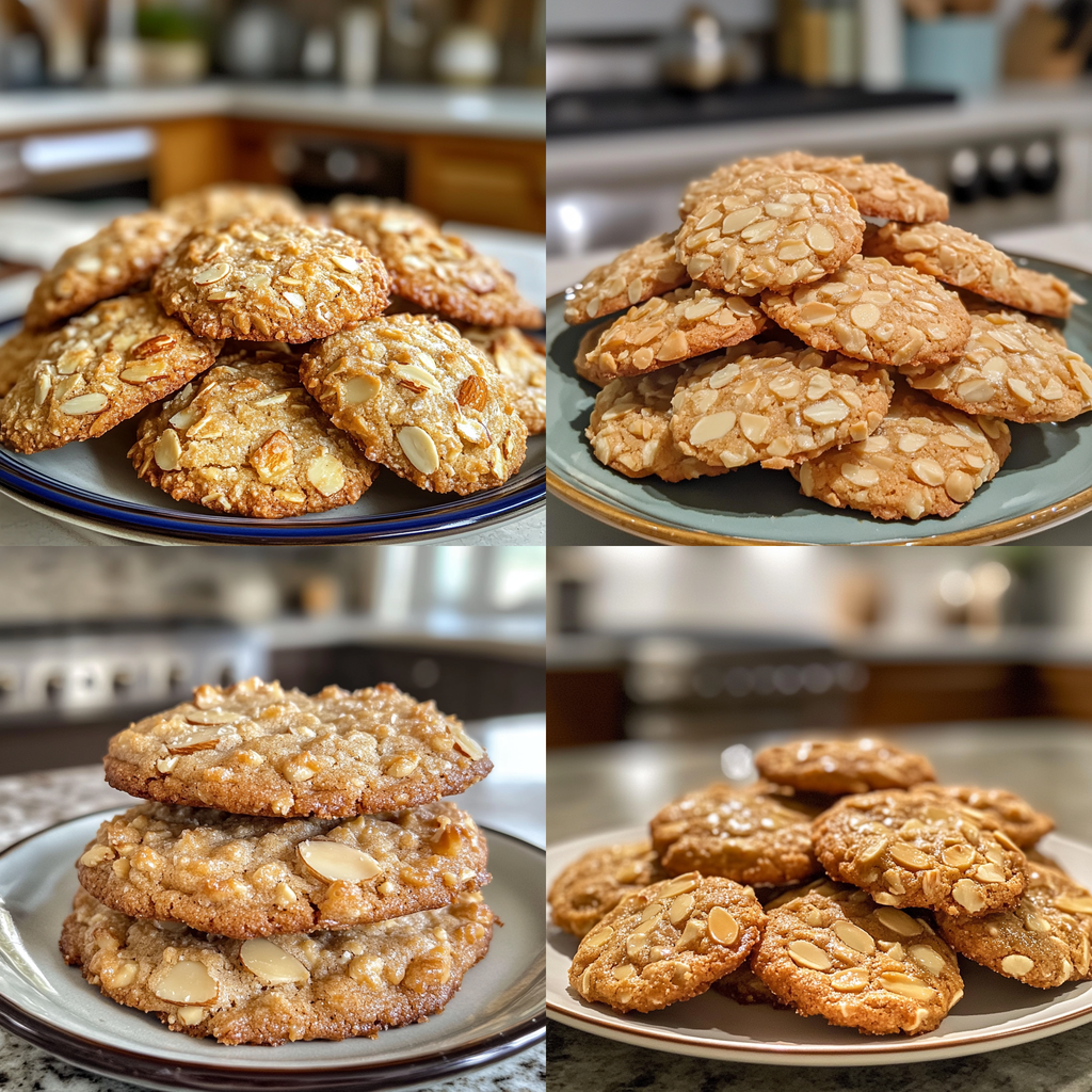 Crispy Almond Cookies with Butter Flavor
