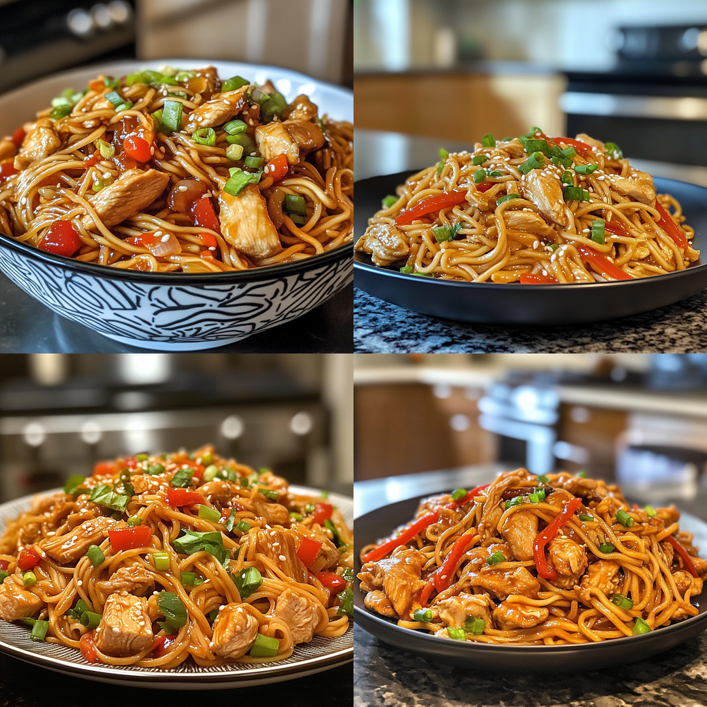 Crockpot Chicken Lo Mein