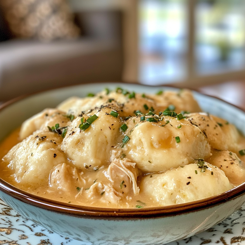 Crockpot Chicken and Dumplings