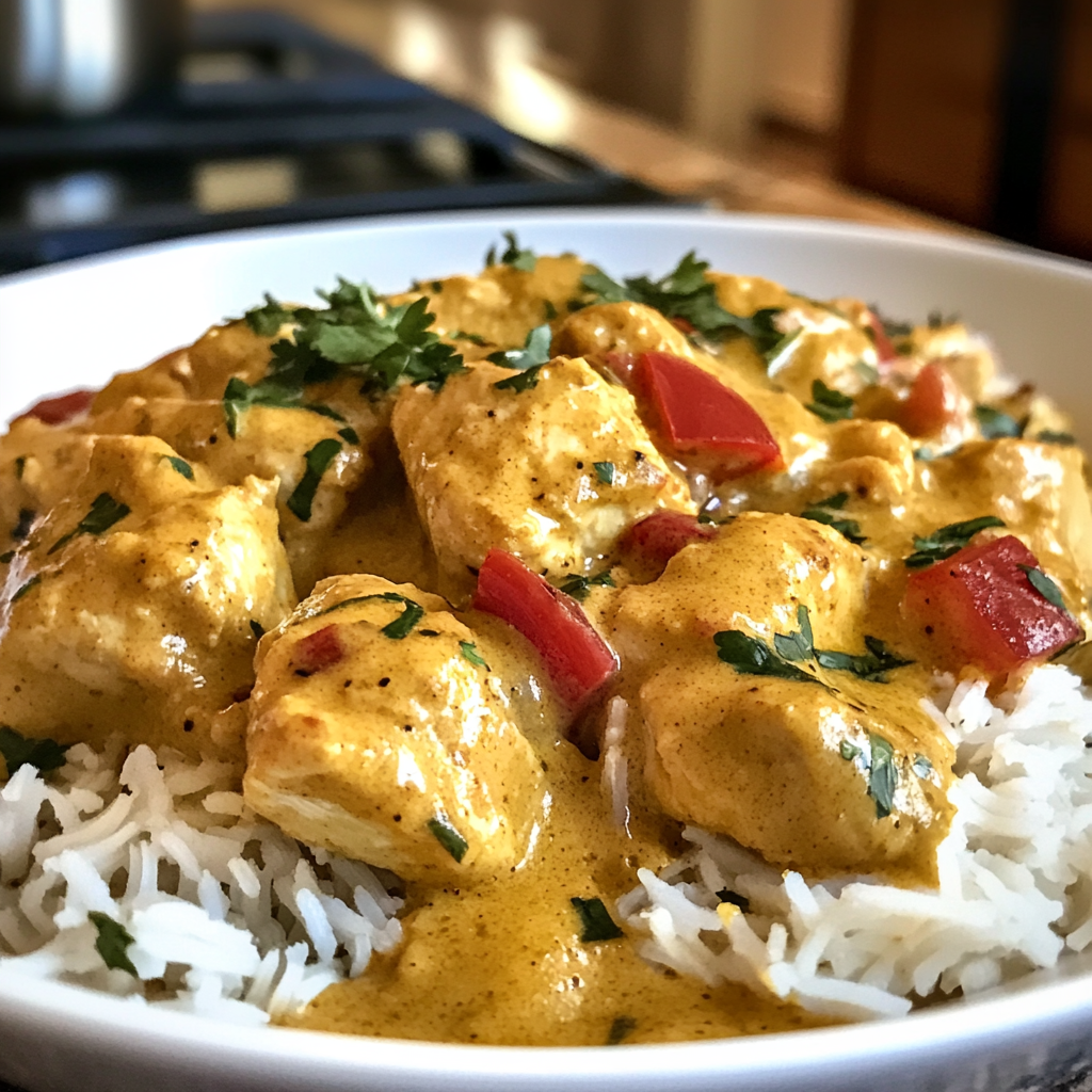 Crockpot Coconut Curry Chicken