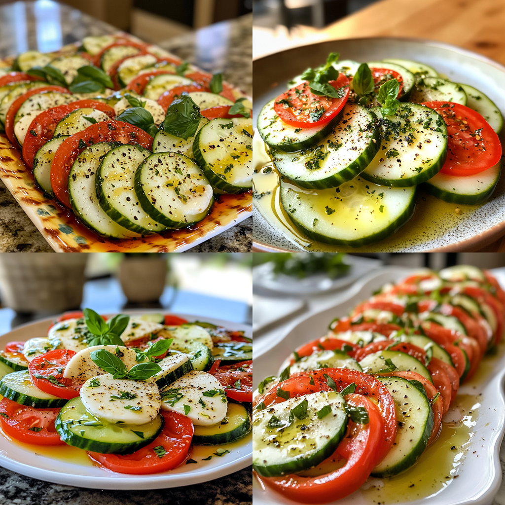 Cucumber Caprese Salad