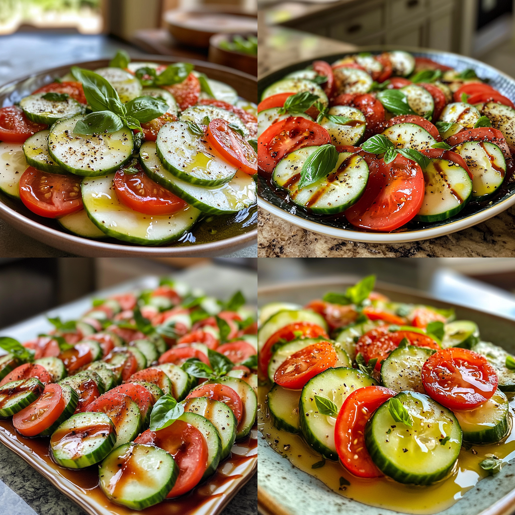 Cucumber Caprese Salad