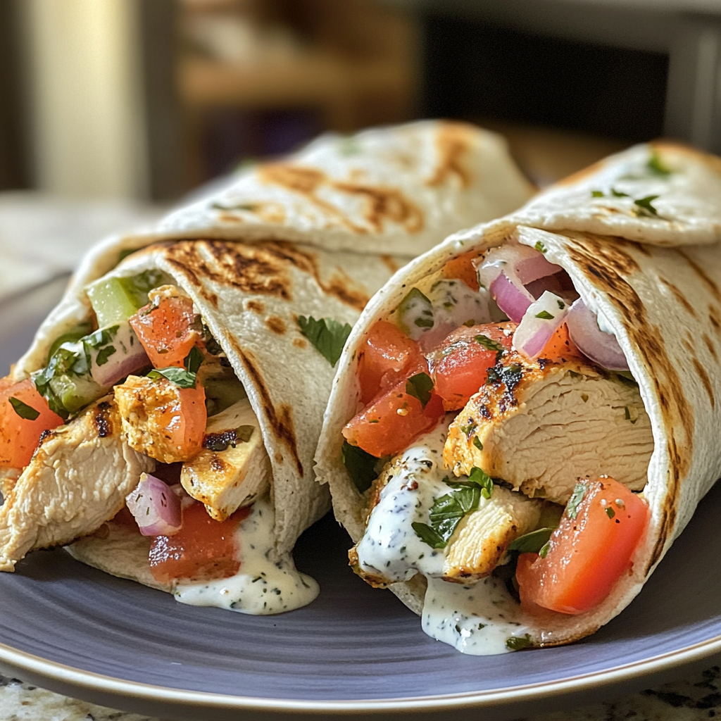 Easy Chicken Gyros – Flavorful Greek Wraps Ready in 10 Minutes