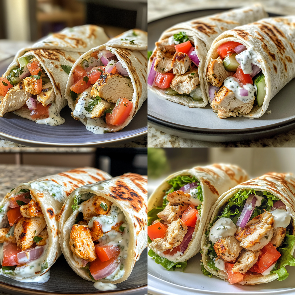Easy Chicken Gyros – Flavorful Greek Wraps Ready in 10 Minutes
