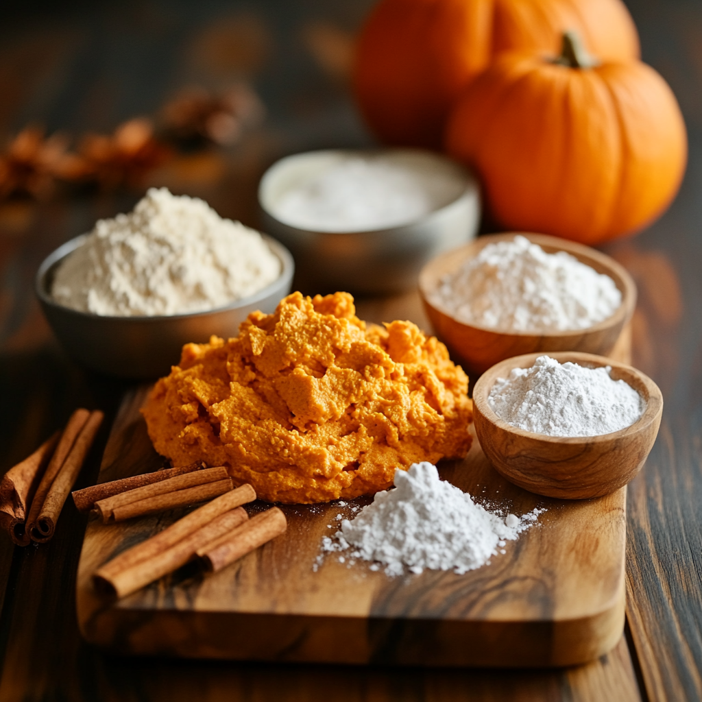 Fall Pumpkin Cheesecake Cookies ingredients