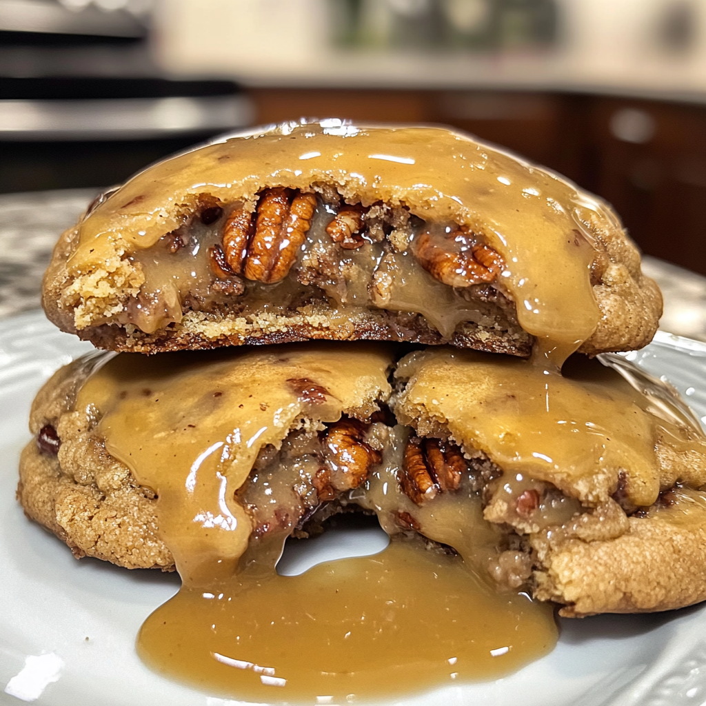 Gourmet Maple Pecan Pie Stuffed Cookies Recipe