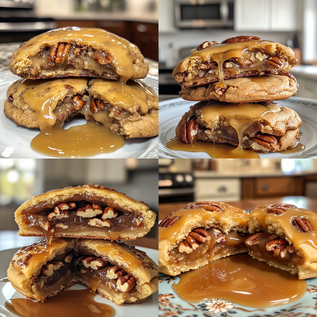 Gourmet Maple Pecan Pie Stuffed Cookies Recipe