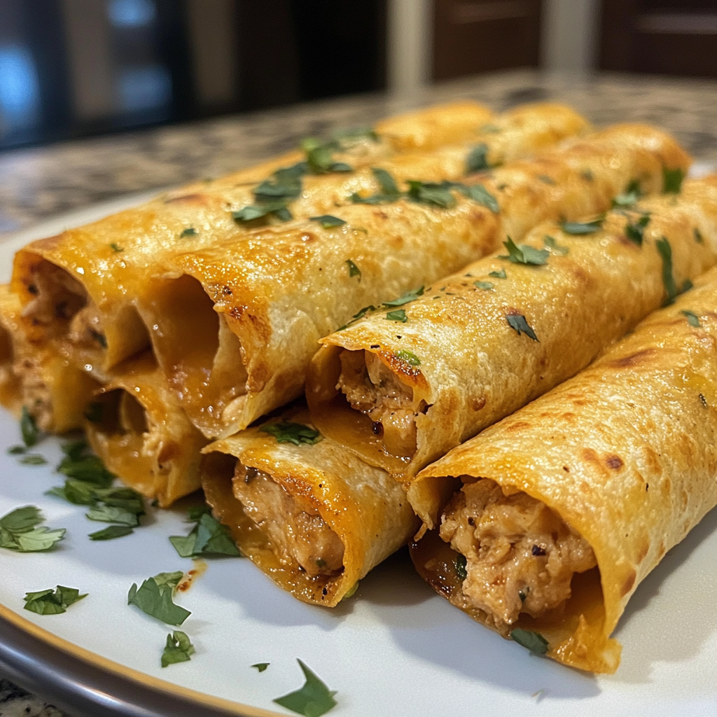 Homemade Chicken Taquitos
