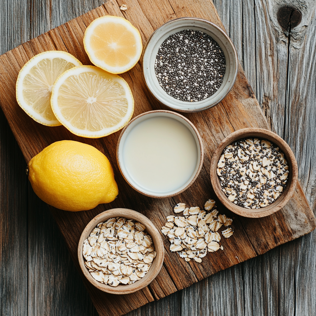 Lemon Oatmeal No ingredients