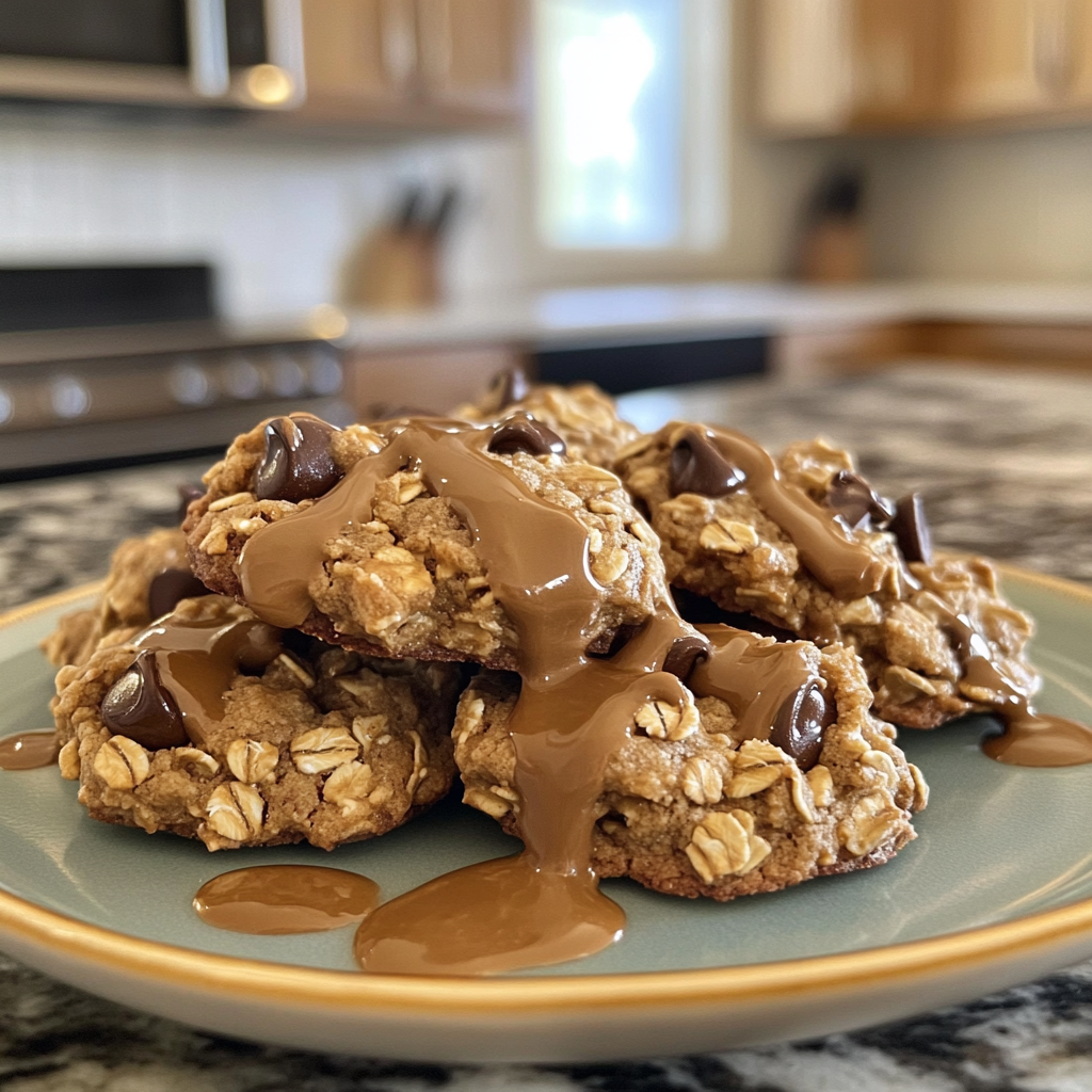 Peanut Butter Oatmeal Chocolate Chip Cookies