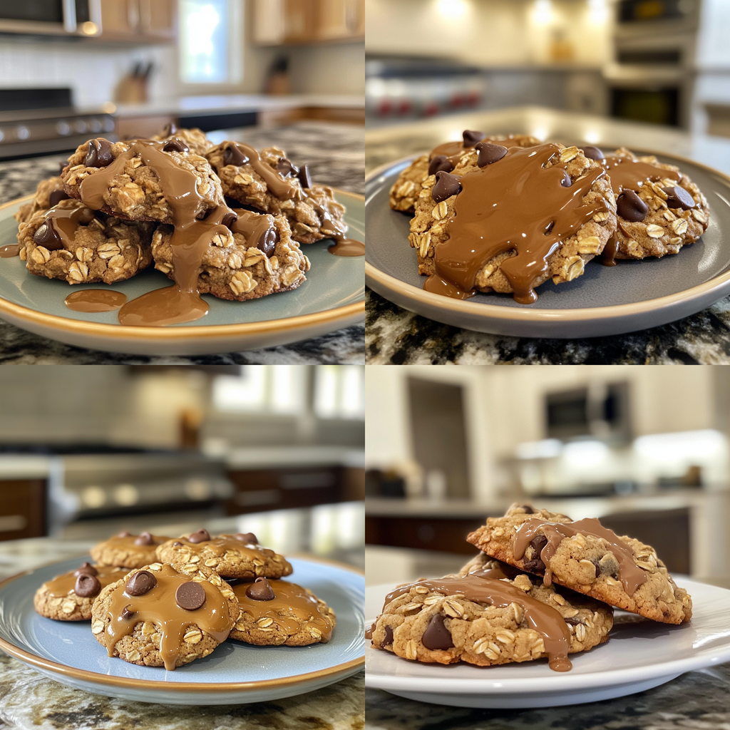 Peanut Butter Oatmeal Chocolate Chip Cookies
