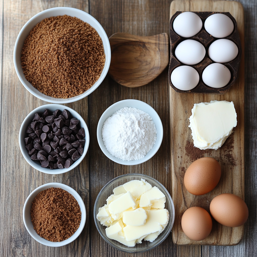Peppermint Chocolate Cheesecake ingredients