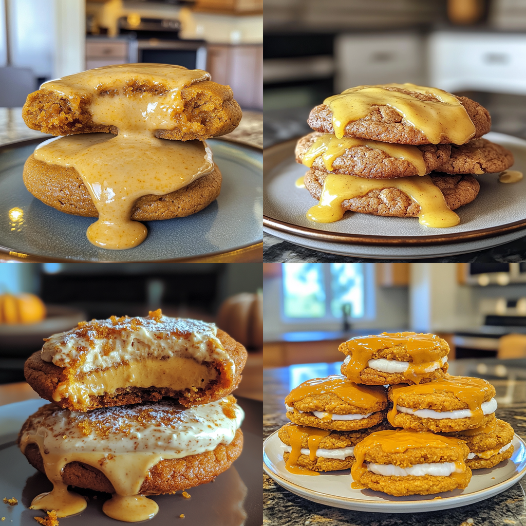 Pumpkin Cheesecake Cookies