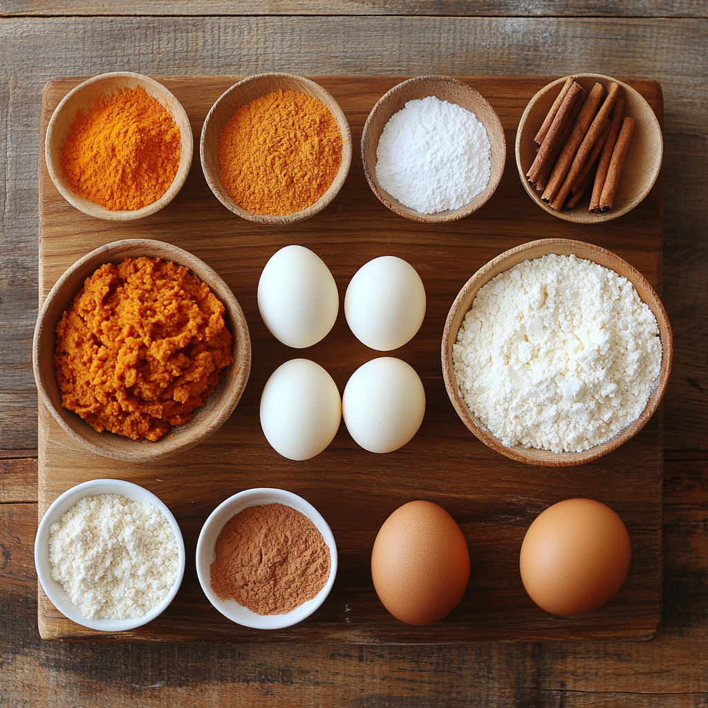 Pumpkin Cheesecake Cookies with Spice ingredients