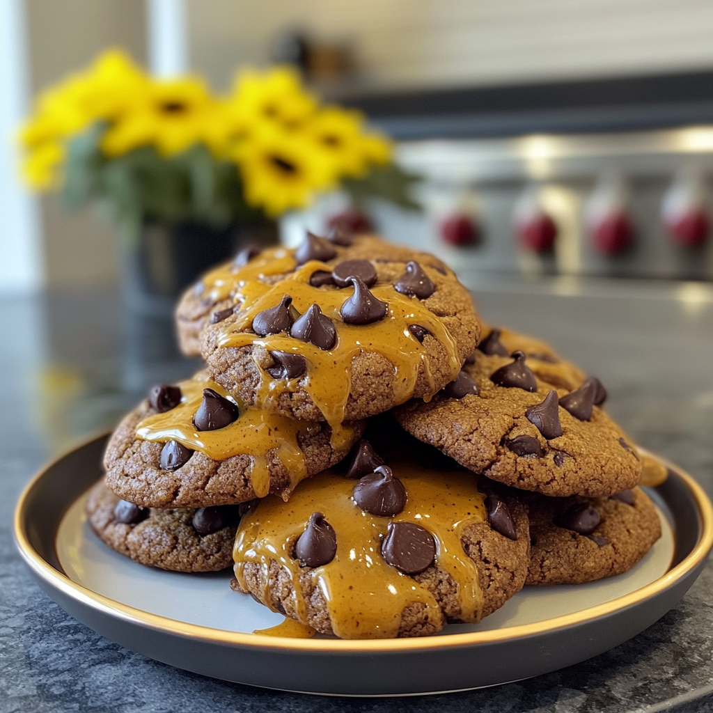 Pumpkin Chocolate Chip Cookies Soft Bake