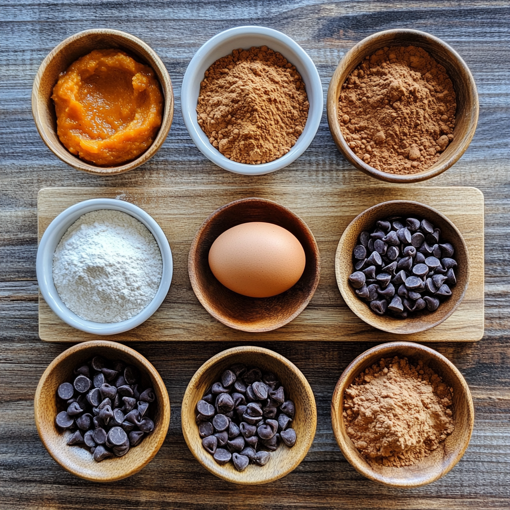 Pumpkin Chocolate Chip Cookies ingredients