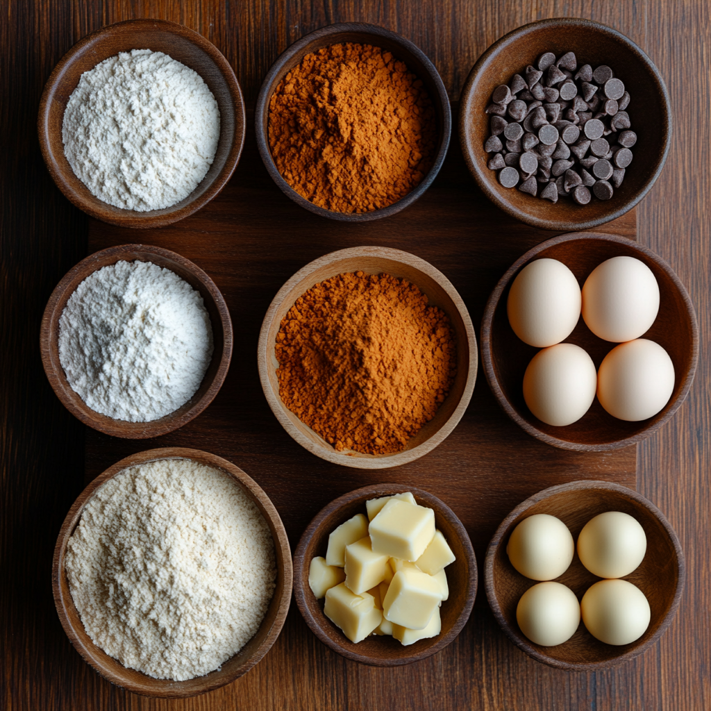 Pumpkin Cookies with White Chocolate Chips ingredients