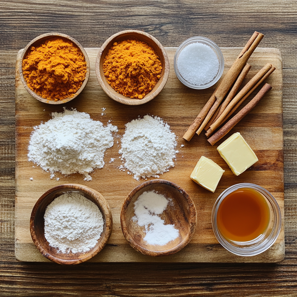 Pumpkin Maple Cookies for Fall Baking and Beyond ingredients