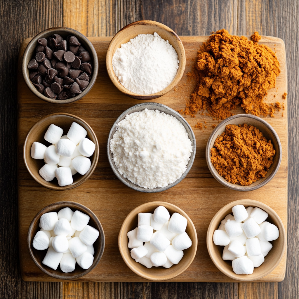 Pumpkin S’mores Cookies ingredients