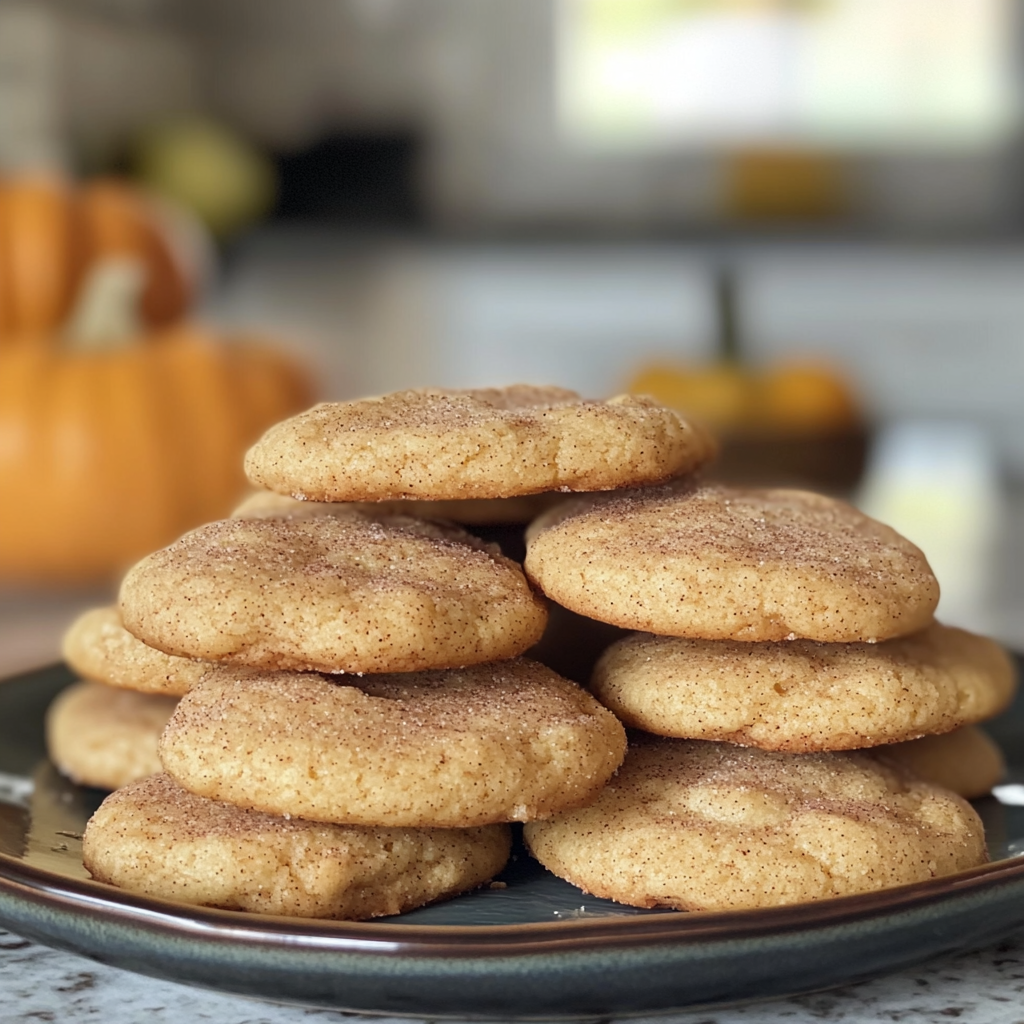 Pumpkin Snickerdoodle Cookies