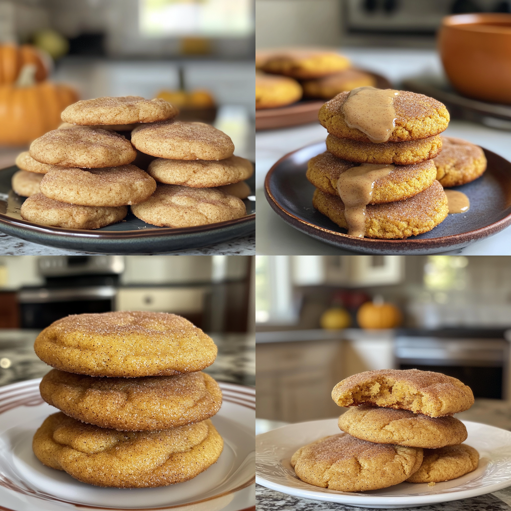 Pumpkin Snickerdoodle Cookies