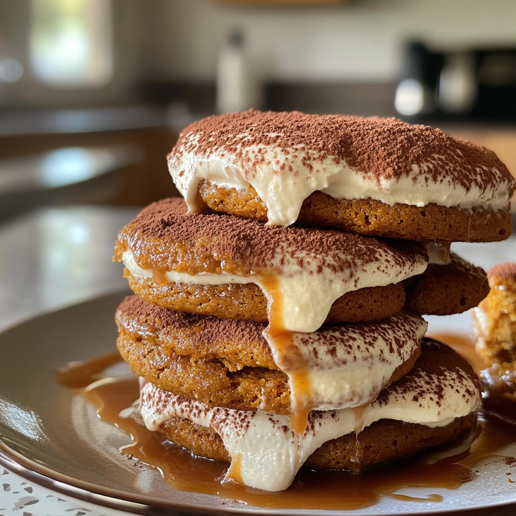Pumpkin Tiramisu Cookies