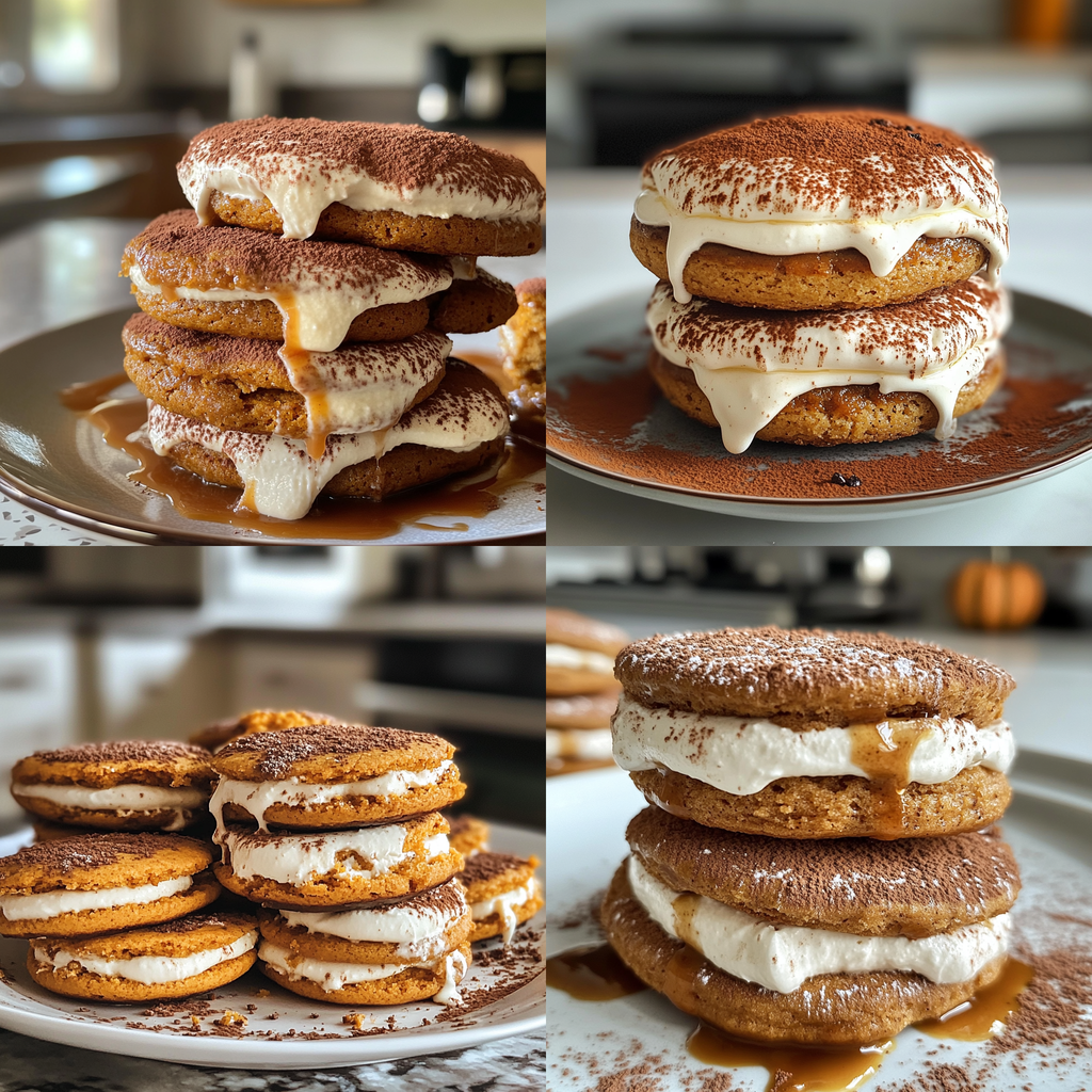 Pumpkin Tiramisu Cookies